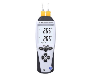 Two channel thermocouple thermometer