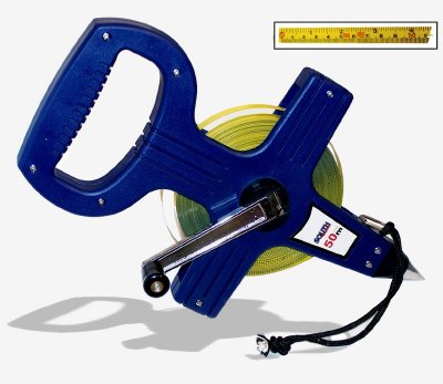 Rotella metrica 50mt Acciaio